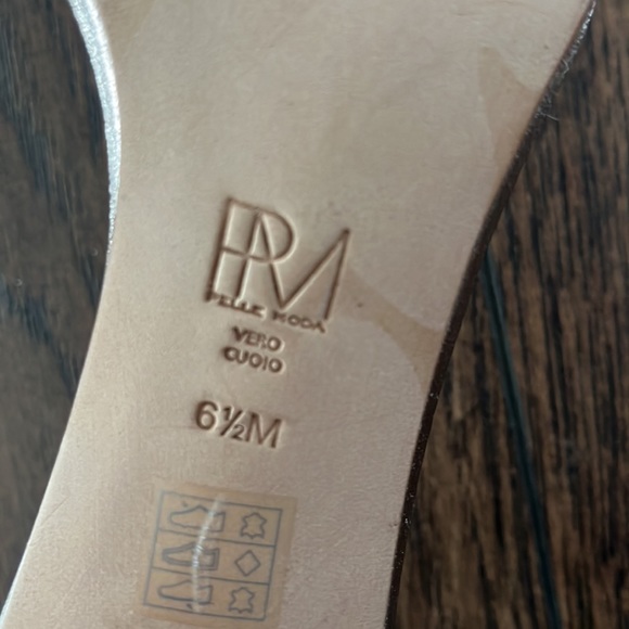 Pelle Moda Frisk Embellished Heels in Gold Snakeskin Leather - Picture 8 of 9